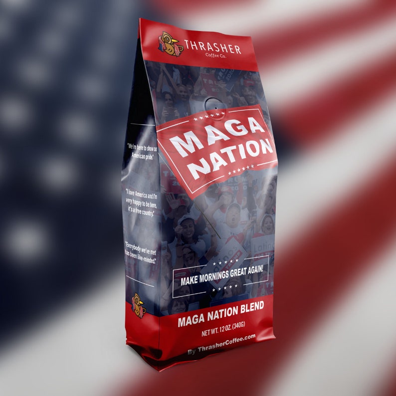 Republican Coffee, Trump Coffee, Trump Lover Gift, Roast Coffee, Organic Coffee, Fair Trade Coffee, Coffee Beans, Honduran Coffee, Coffee
