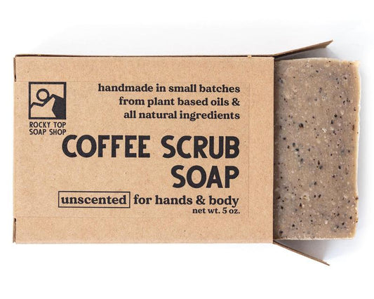 Coffee Scrub, Coffee Soap, Mens Soap, Hand Scrub, Exfoliating Scrub, Kitchen Soap, Natural Soap, Handmade Soap, Unscented Soap, Vegan Soap