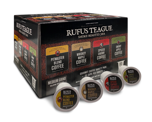 Rufus Teague K-Cups - Smoke-Roasted Coffees (80 Count)