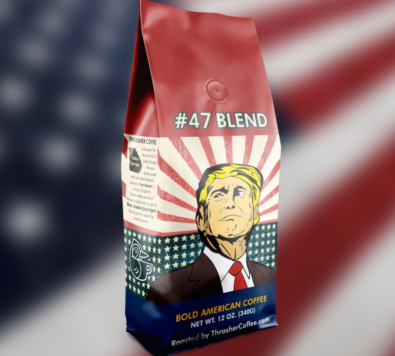 Republican Coffee, Trump Coffee, Trump Lover Gift, Roast Coffee, Organic Coffee, Fair Trade Coffee, Coffee Beans, Honduran Coffee, Coffee