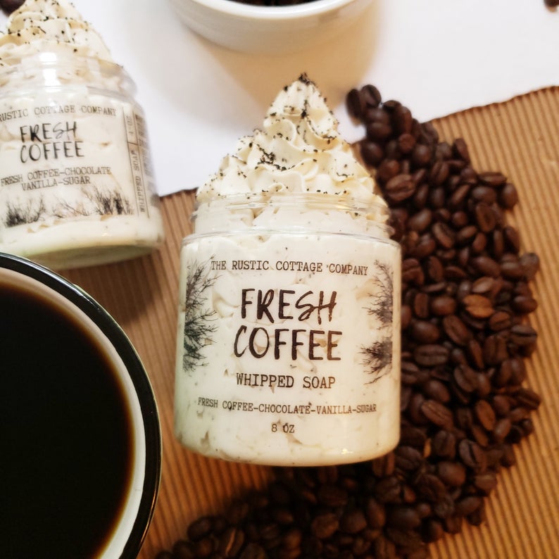 Fresh Coffee Whipped Soap | Fluffy Whipped Soap