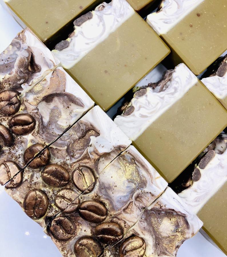 Roasted Coffee Artisan Soap Bar, Coffee Soap, Handcrafted Coffee Soap